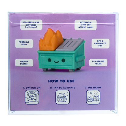 Dumpster Fire Night Light PopShield Protector
