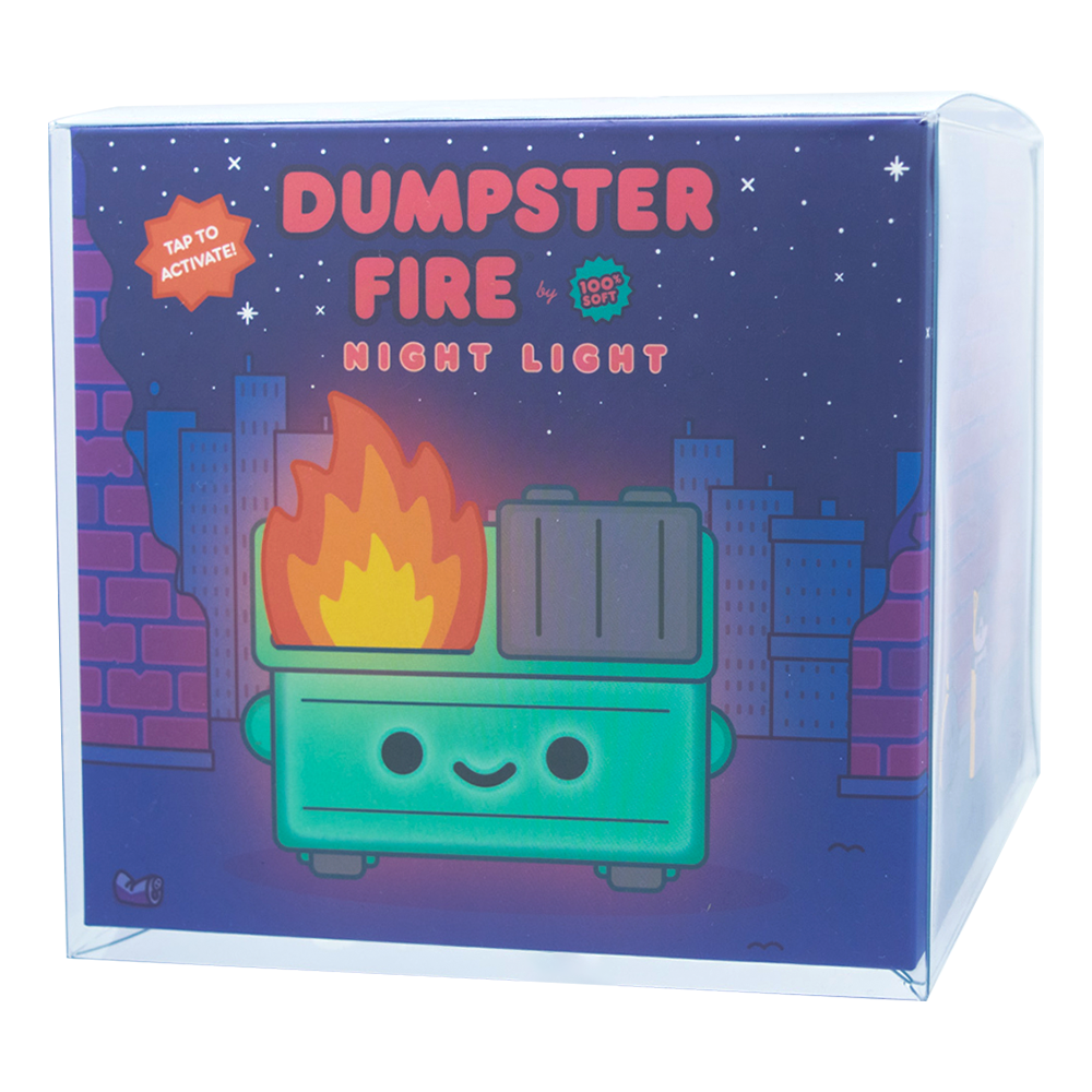 Dumpster Fire Night Light PopShield Protector