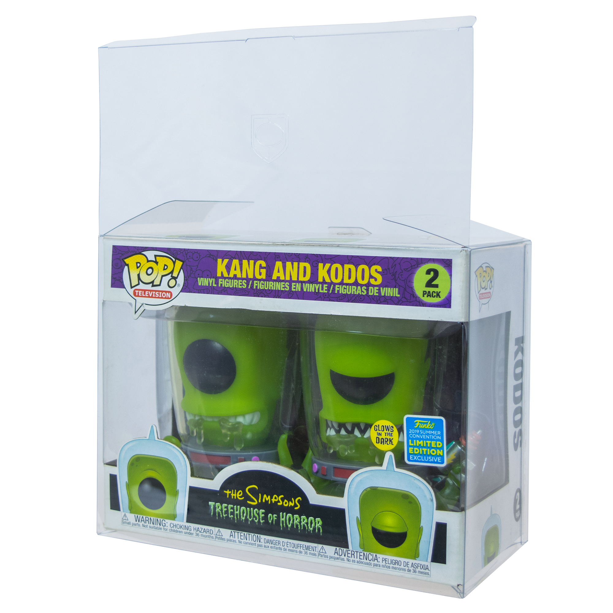 Kang & Kodos 2-Pack PopShield WHOLESALE - Collectors World Toys