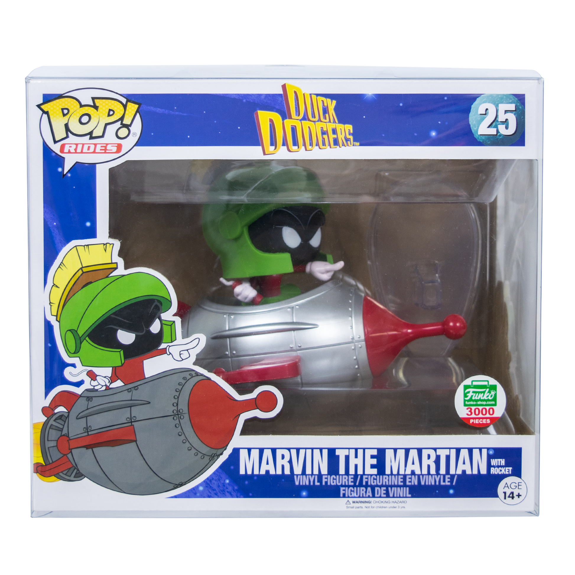 Rides Marvin the Martian with Rocket PopShield Protector