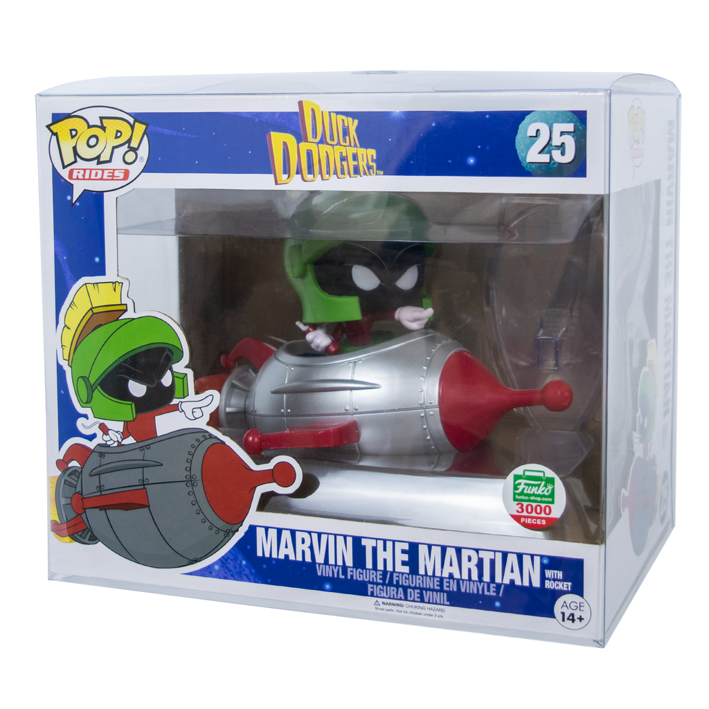 Rides Marvin the Martian with Rocket PopShield WHOLESALE - Collectors World Toys