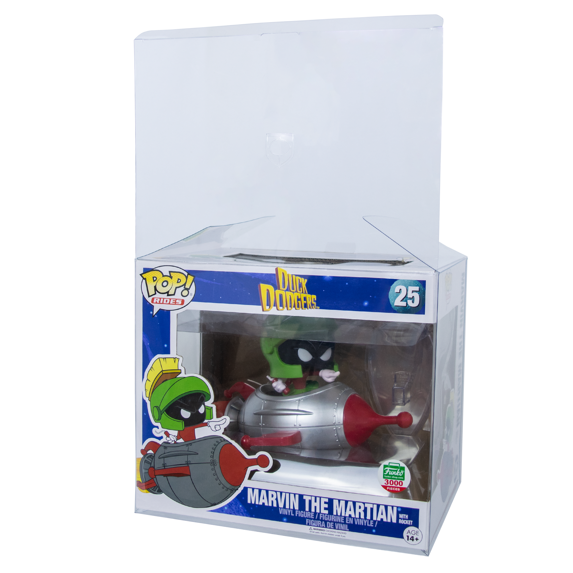Rides Marvin the Martian with Rocket PopShield WHOLESALE - Collectors World Toys