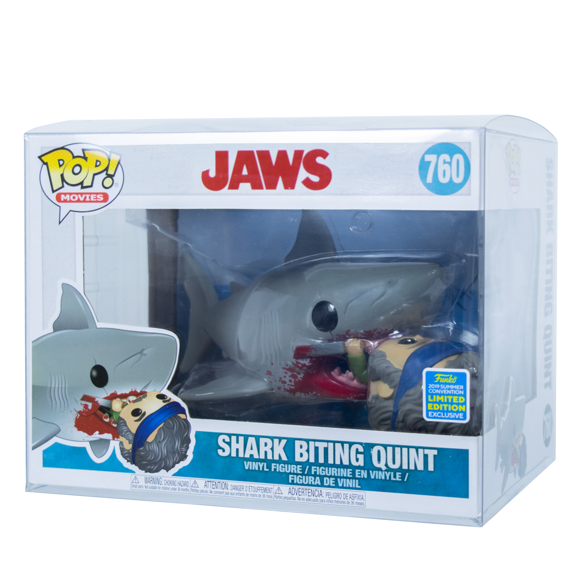 Shark Biting Quint PopShield WHOLESALE - Collectors World Toys