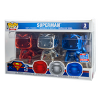 Superman: Justice League Chrome 3-Pack PopShield WHOLESALE - Collectors World Toys
