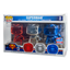 Superman: Justice League Chrome 3-Pack PopShield WHOLESALE - Collectors World Toys