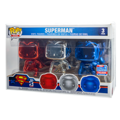 Superman: Justice League Chrome 3-Pack PopShield Protector