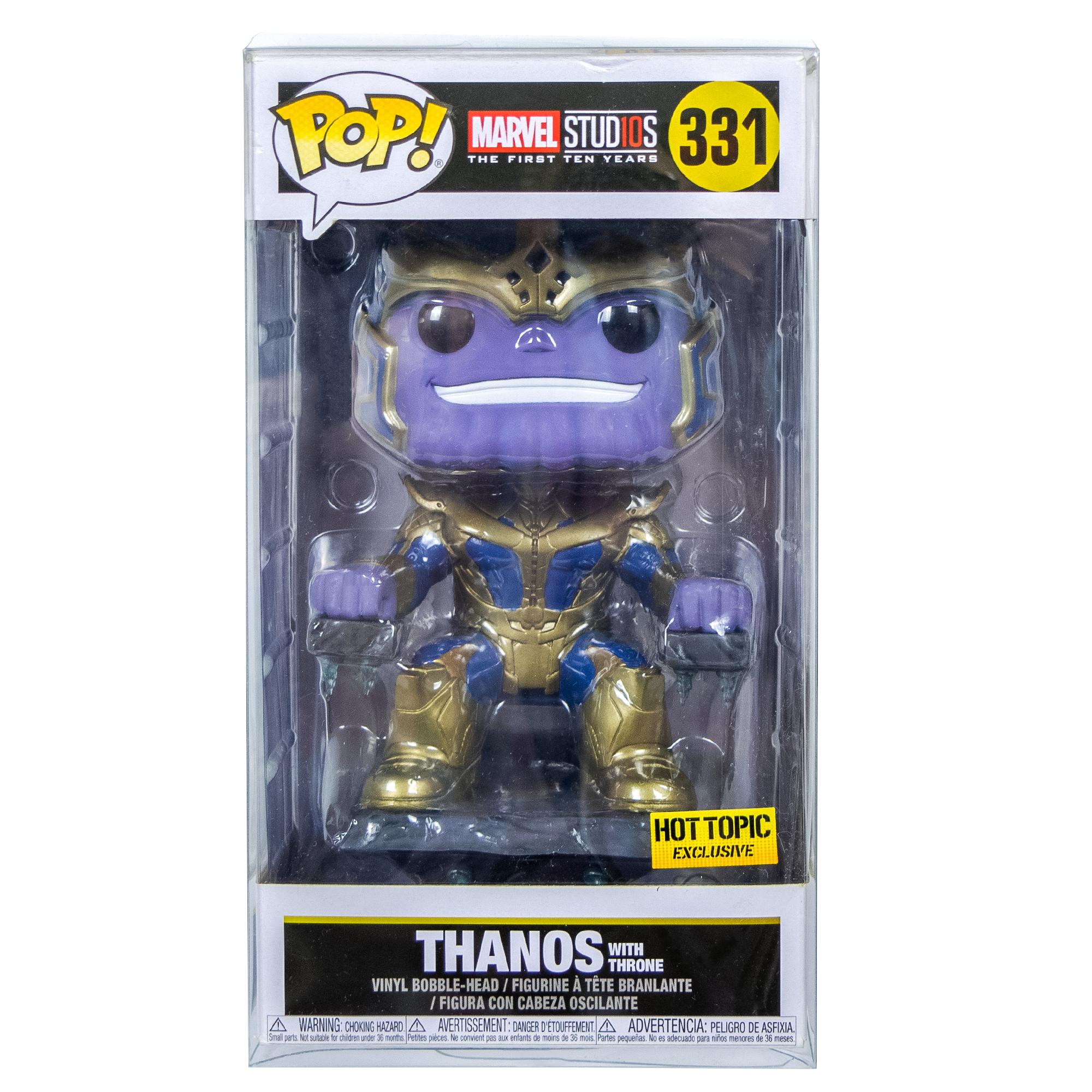 Thanos on Throne PopShield WHOLESALE Main image