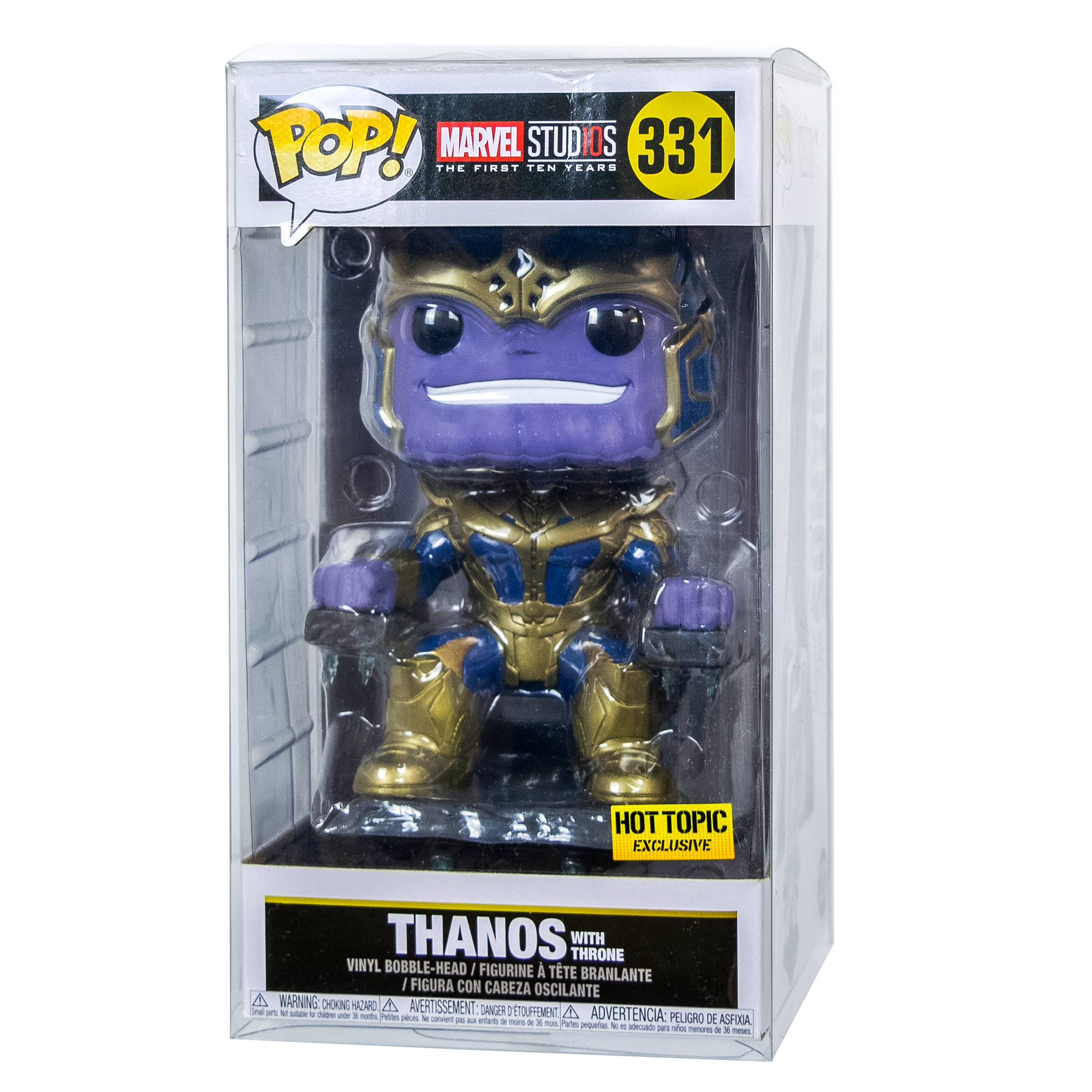 Thanos on Throne PopShield WHOLESALE - Collectors World Toys