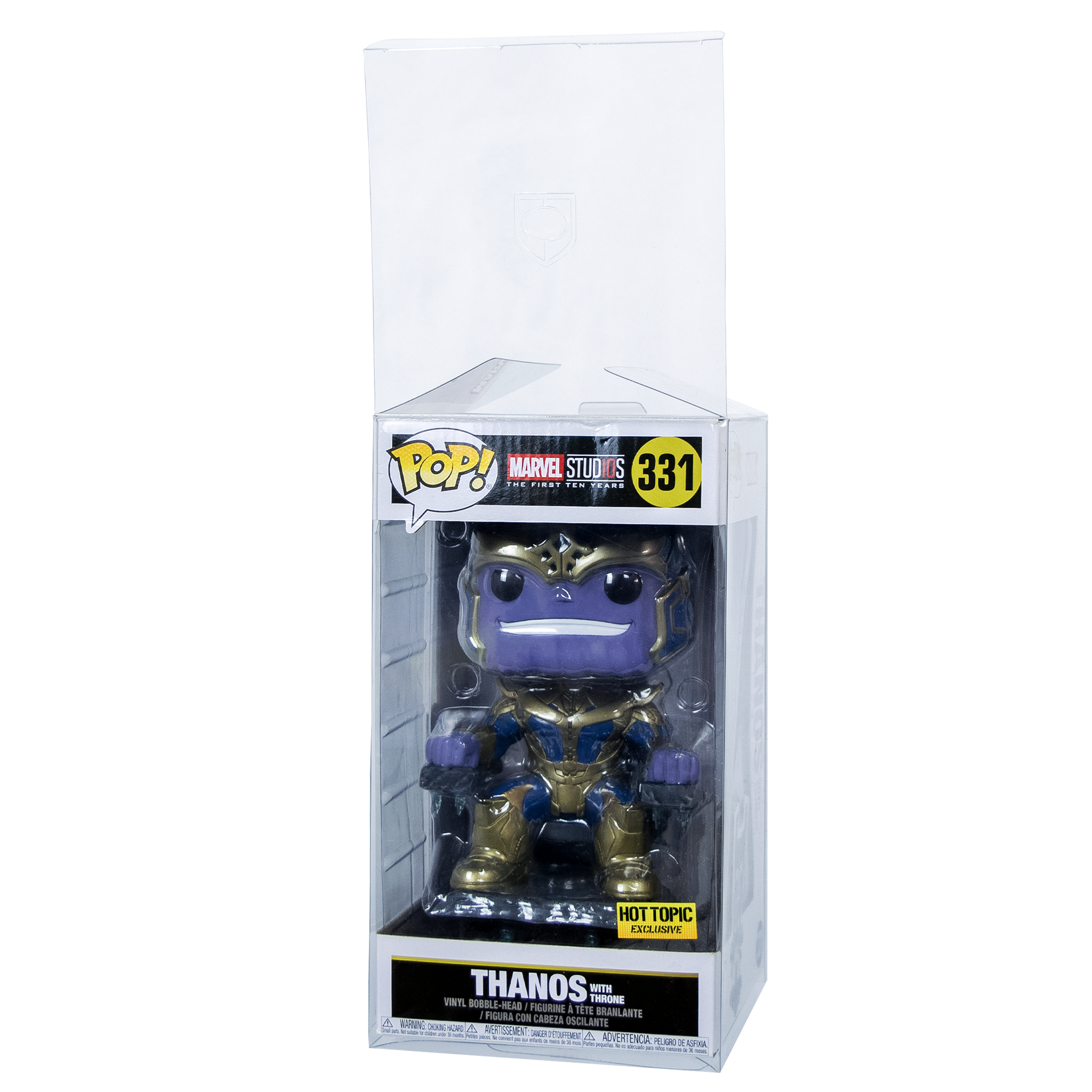 Thanos on Throne PopShield WHOLESALE - Collectors World Toys