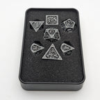 Ancient Call "Elder Scroll" - 7 Piece DnD Dice Set | Metal RPG Gaming Dice - Collectors World Toys