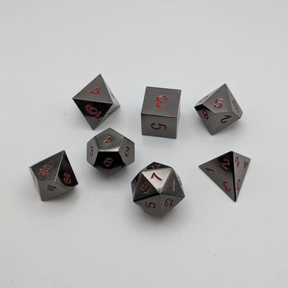 Ancient Passions - 7 Piece DnD Dice Set | Metal RPG Gaming Dice