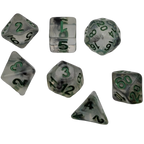 Shining Stars - 7 Piece DnD Dice Set | Acrylic RPG Gaming Dice - Collectors World Toys