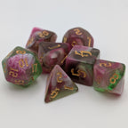 Superbloom - 7 Piece DnD Dice Set | Acrylic RPG Gaming Dice - Collectors World Toys