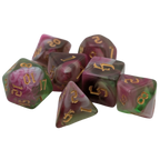 Superbloom - 7 Piece DnD Dice Set | Acrylic RPG Gaming Dice - Collectors World Toys
