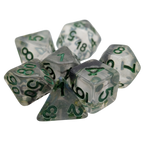 Shining Stars - 7 Piece DnD Dice Set | Acrylic RPG Gaming Dice - Collectors World Toys