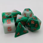 Pine Needles - 7 Piece DnD Dice Set | Acrylic RPG Gaming Dice - Collectors World Toys
