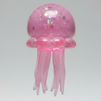 Pink Jellyfish with Tentacles (Slow-Rising Squish)