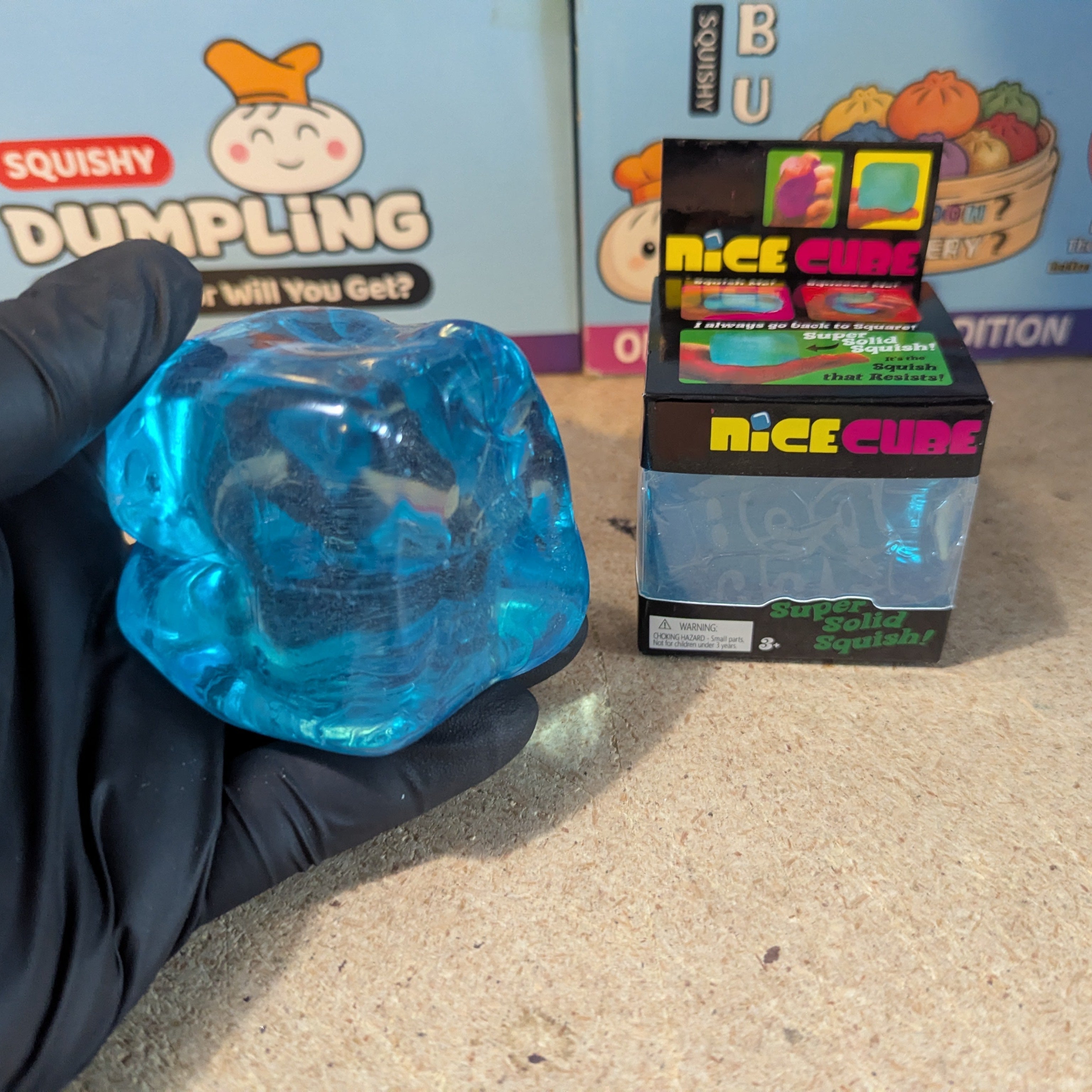 Blue Wannabe Nice Cube (Super Slow-Rising Squish) Secondary image