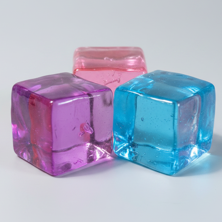 Set of Three Wannabe Nice Cubes (Super Slow-Rising Squish) Main image