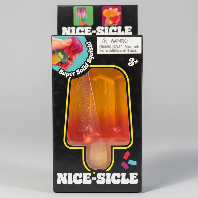 Orange to Red Wannabe Nice-Sicle (Gelatin Squish) Main image