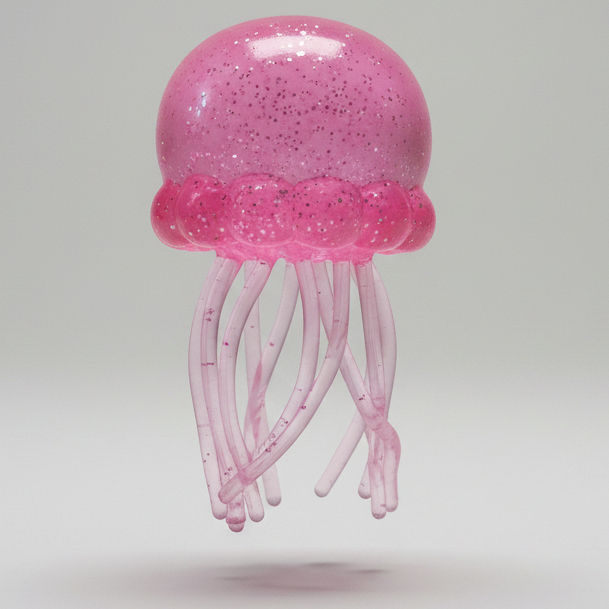 Pink Wannabe Jellysquish Jellyfish (Water Squish) Main image