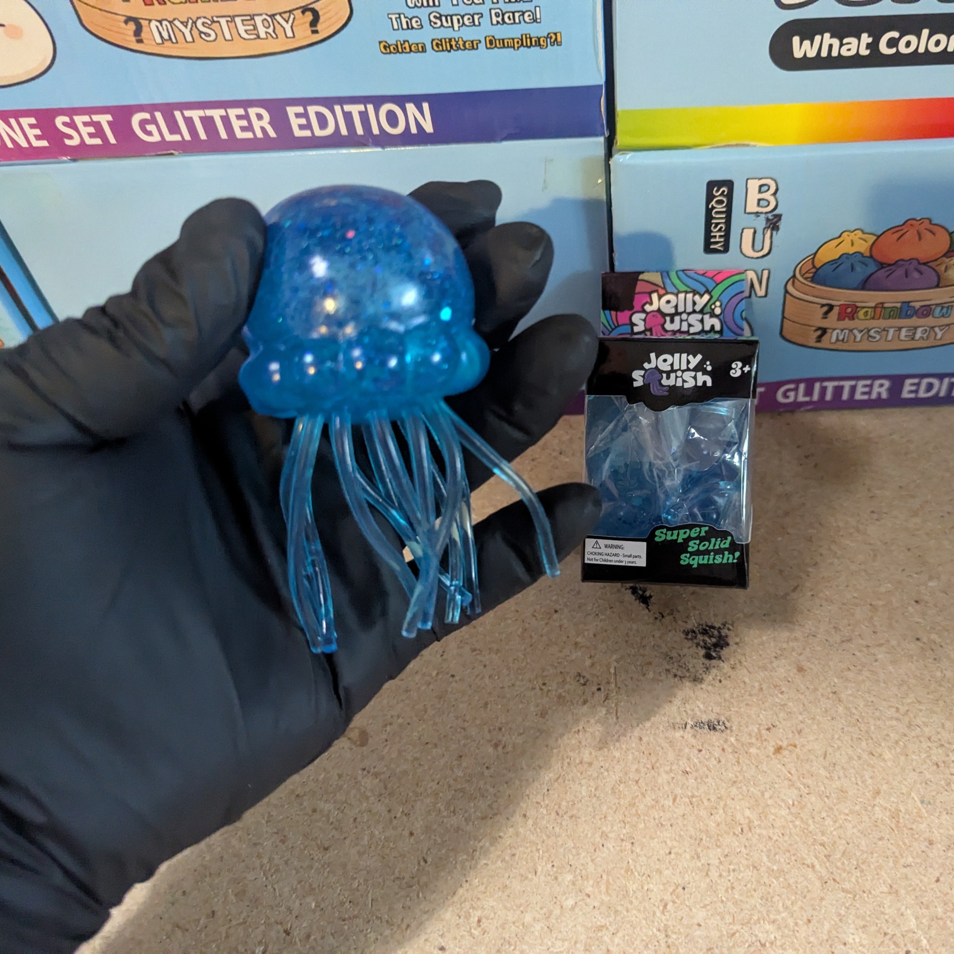 Blue Wannabe Jellysquish Jellyfish (Water Squish) Secondary image