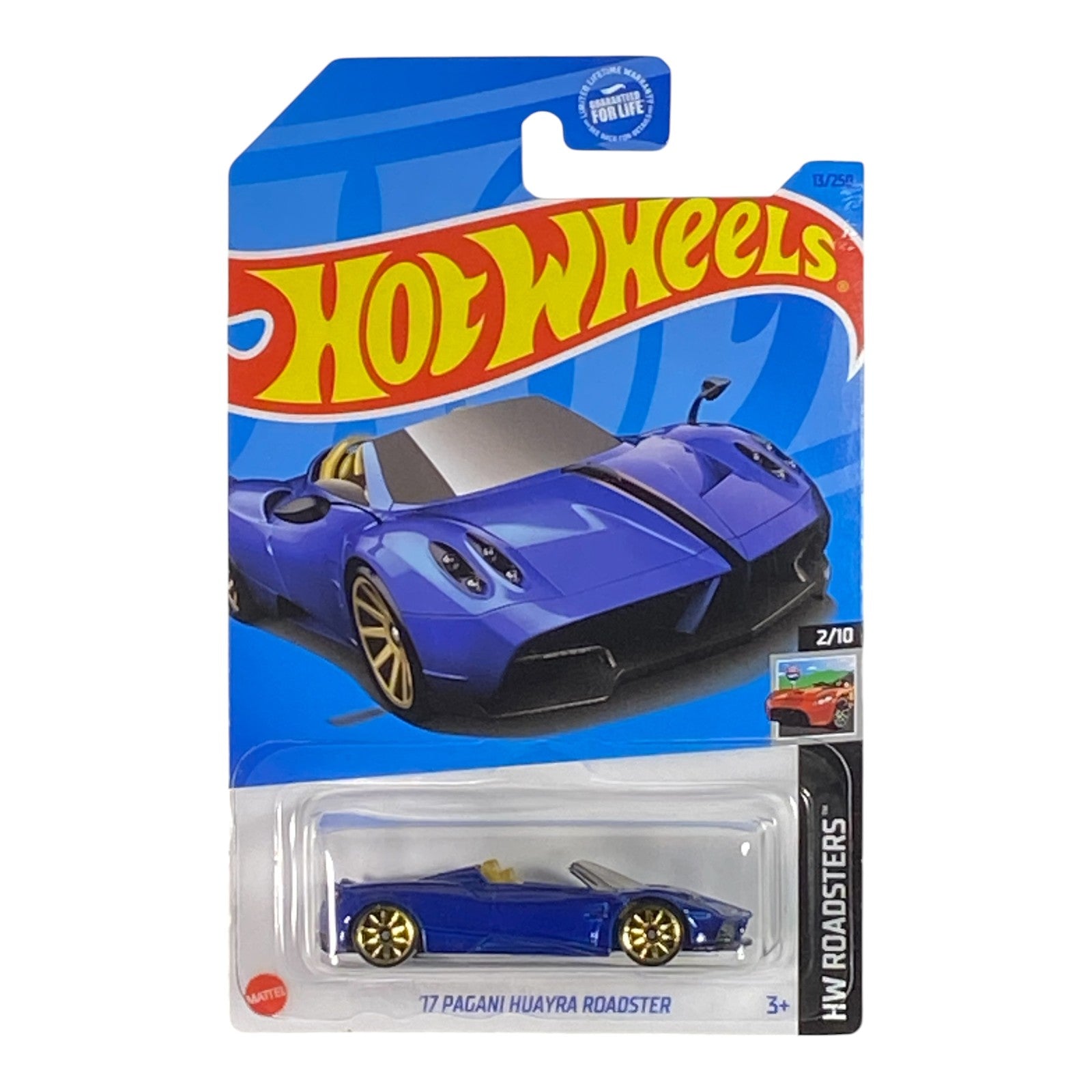 Hot Wheels '17 Pagani Huayra Roadster - Roadsters Series 2/10 Main image