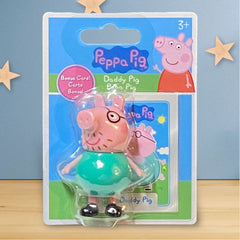 Daddy Pig / Papa Pig with Bonus Card - Peppa Pig Collection - Collectors World Toys
