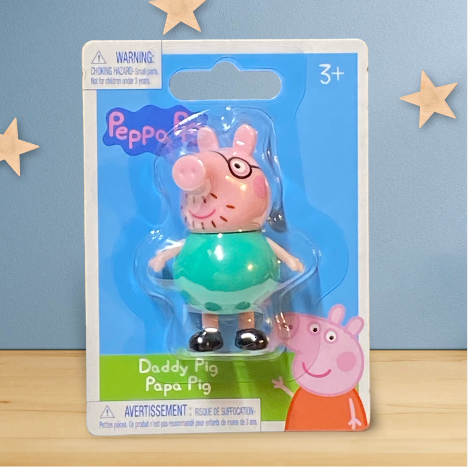 Daddy Pig / Papa Pog Mini Figure - Peppa Pig Collection - Collectors World Toys