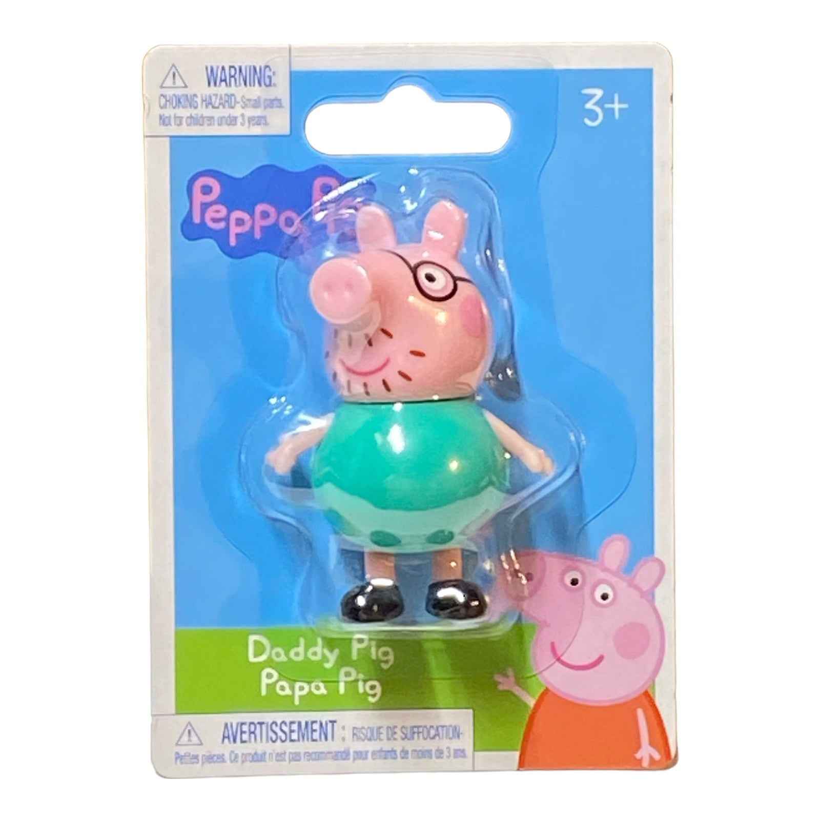 Daddy Pig / Papa Pig Mini Figure / Cake Topper - Peppa Pig