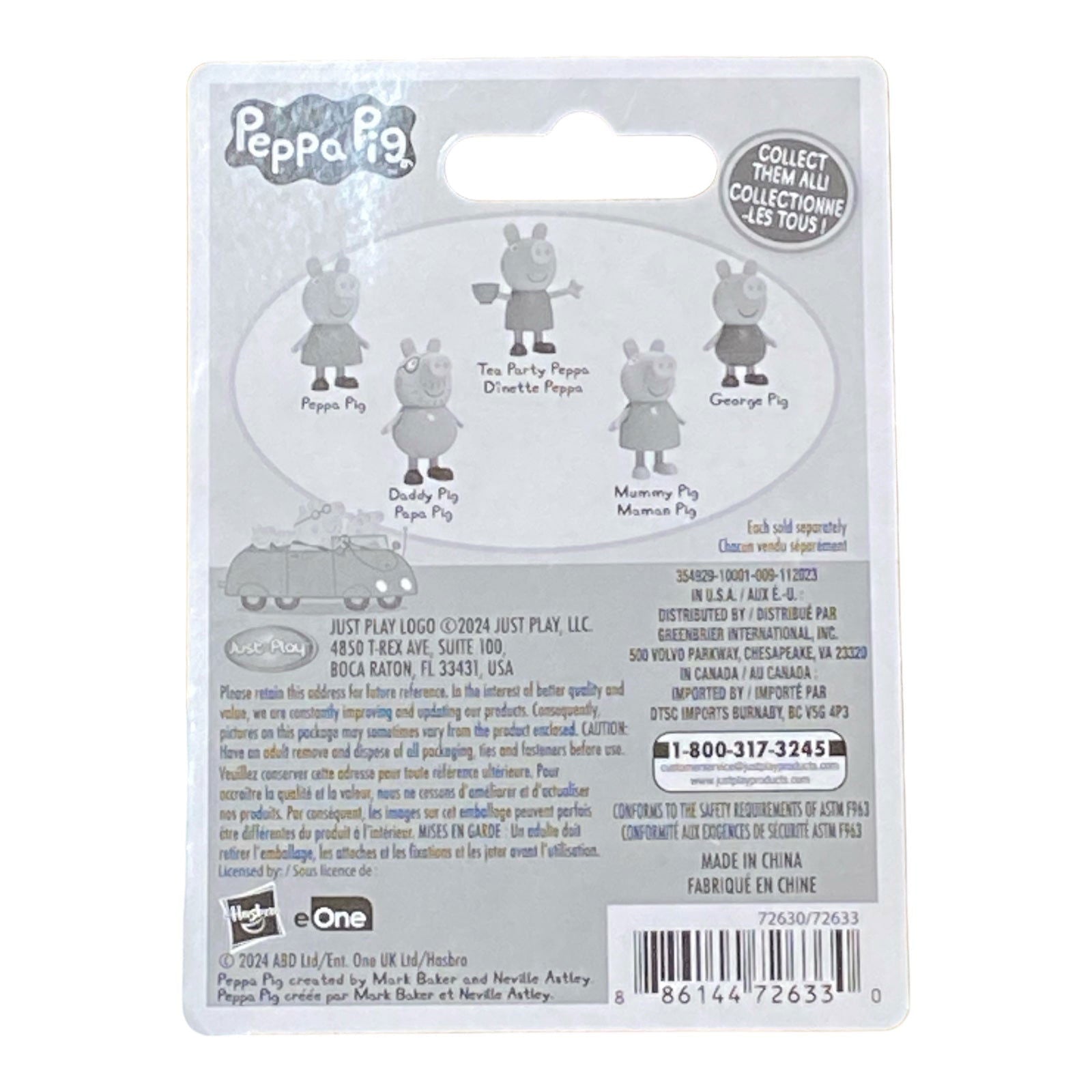 Peppa Pig: George Pig with Bonus card - Collectors World Toys