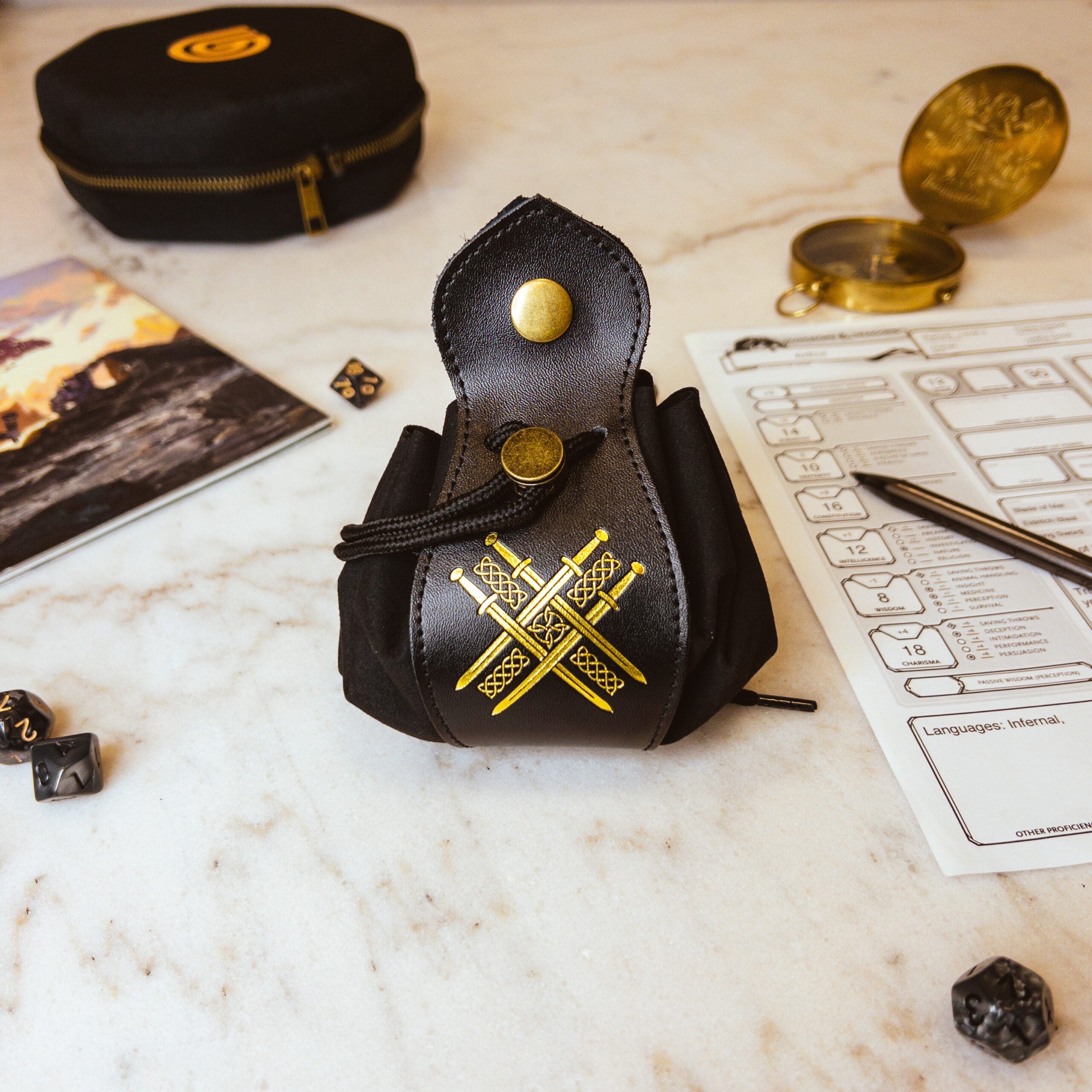 Genuine Leather RPG Bags - Collectors World Toys