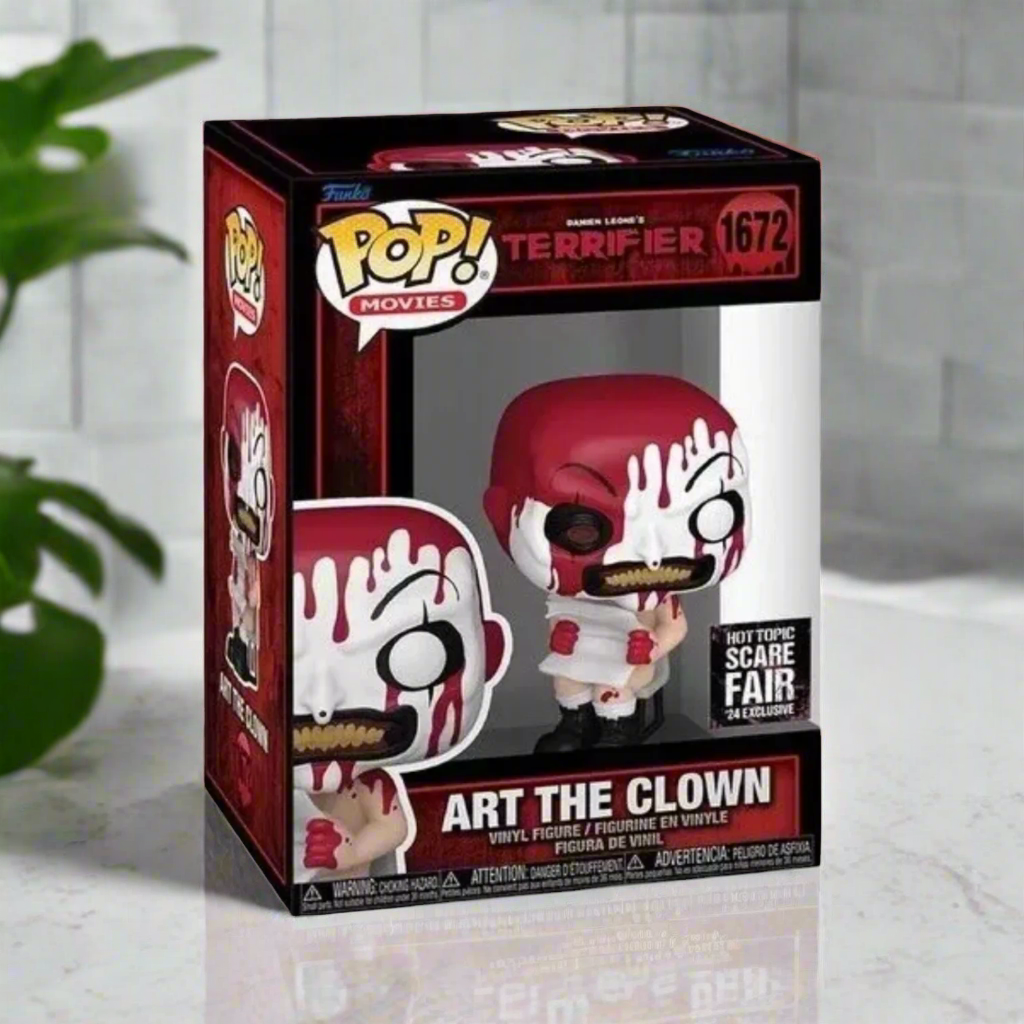 [Restock] Terrifier Art The Clown Bloody Hot Topic Scare Fair 2024 Funko Pop Secondary image