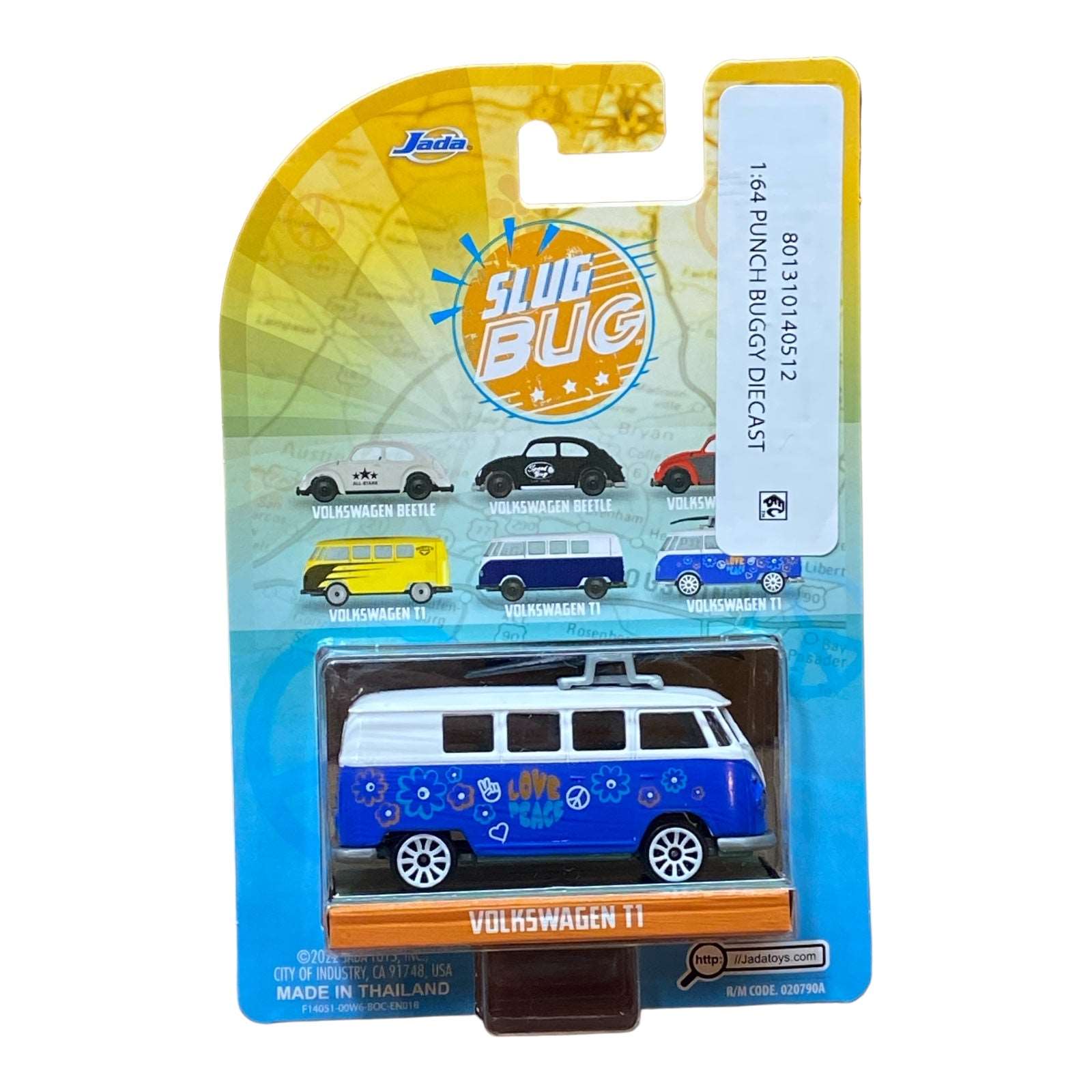 Jada Toys Volkswagen T1 - Slug Bug / Punch Buggy Collection - Collectors World Toys