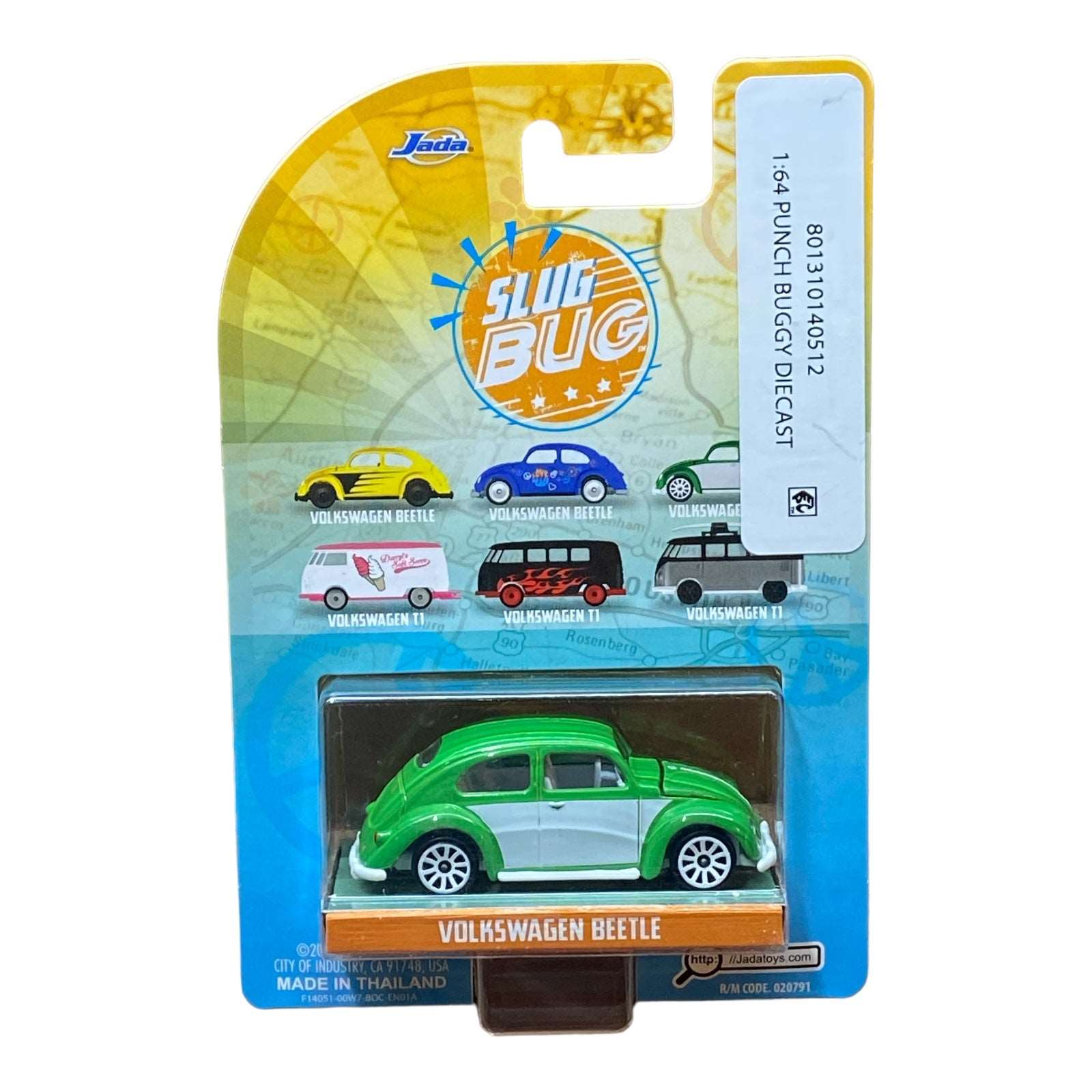 Jada Toys Volkswagen Beetle - Slug Bug / Punch Buggy Collection - Collectors World Toys