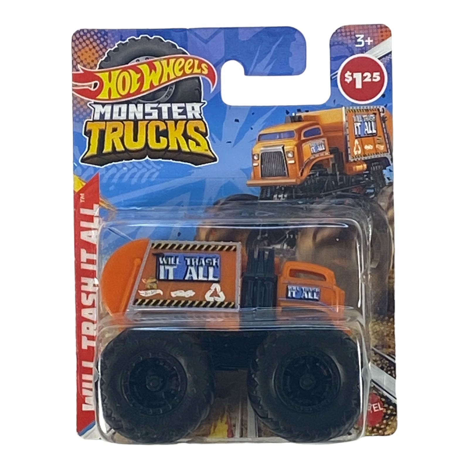 Hot Wheels Will Trash It All - Monster Truck Series 1:70 Scale