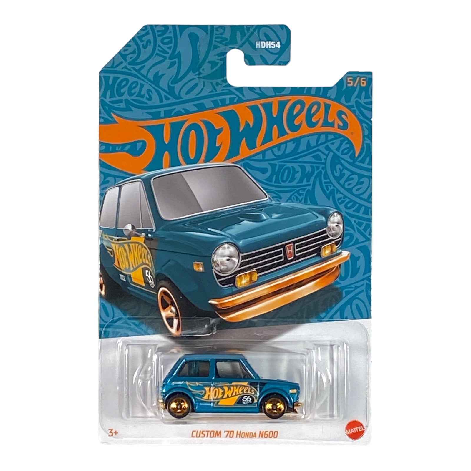 Hot Wheels Custom '70 Honda N600 - Pearl & Chrome 56th Anniversary 5/6 Main image