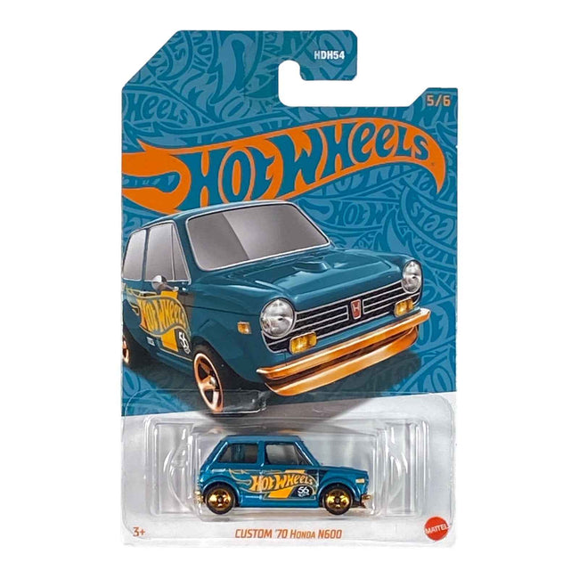 Hot Wheels Custom '70 Honda N600 - Pearl & Chrome 56th Anniversary 5/6 - Hover Image
