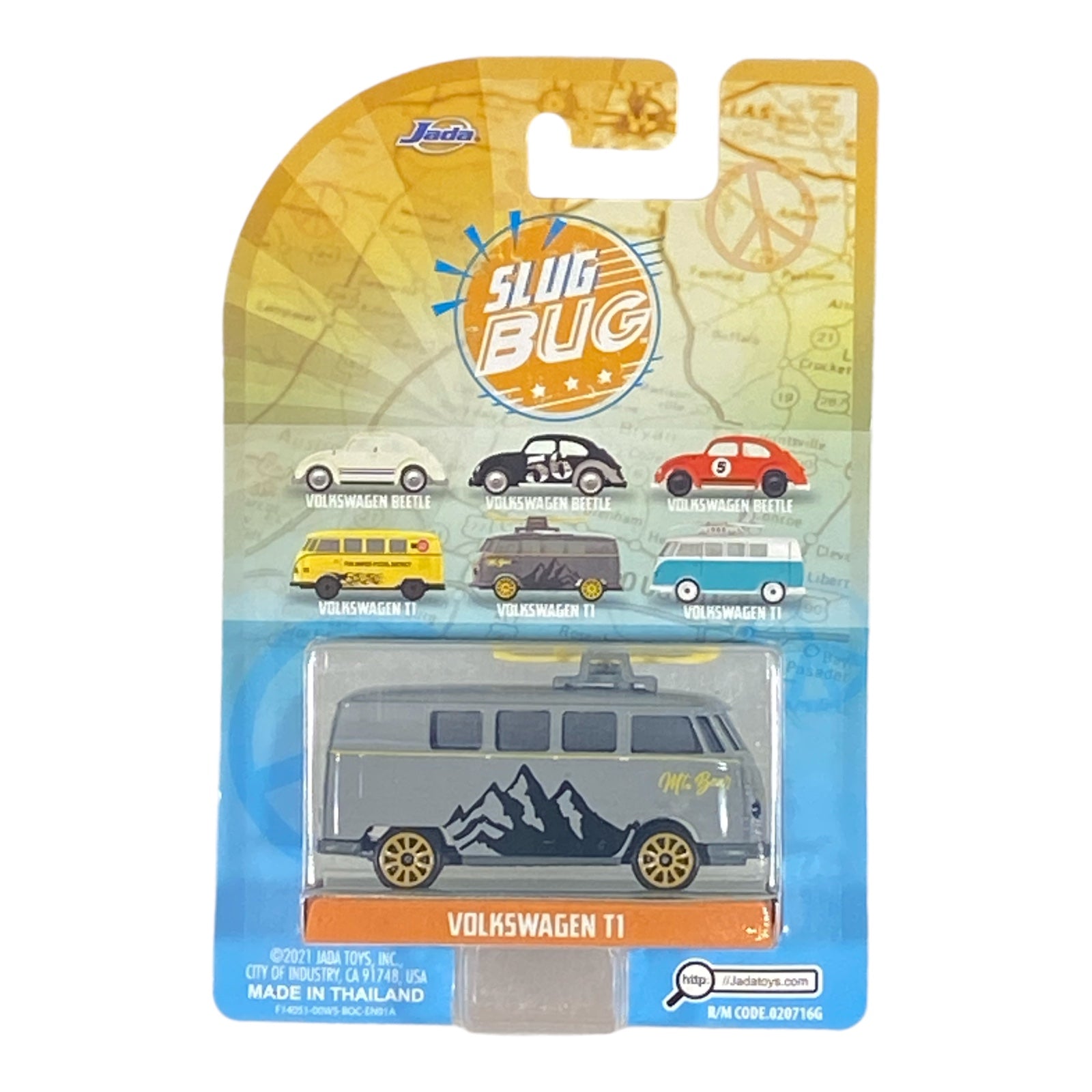 Jada Toys Volkswagen T1 - Slug Bug / Punch Buggy Collection