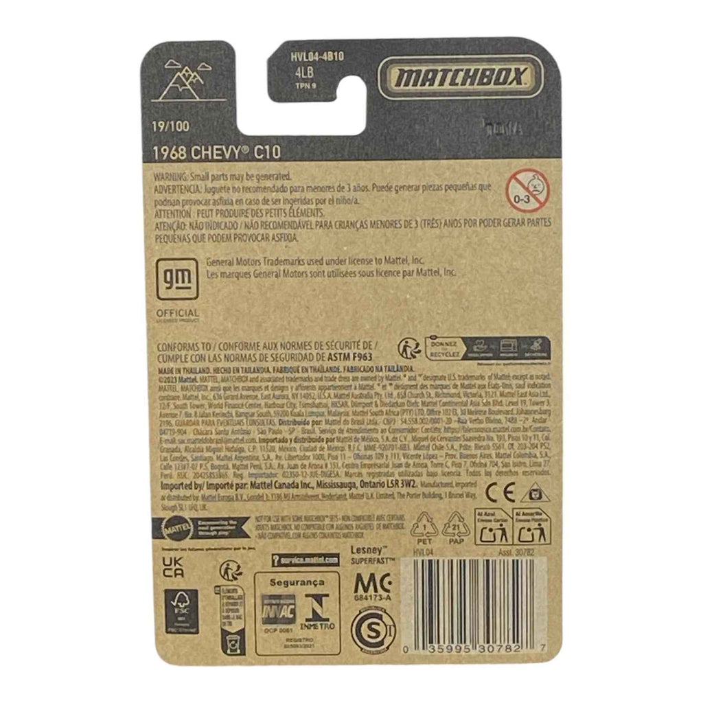 Matchbox 1968 Chevy C10 - Matchbox Series 19/100 -