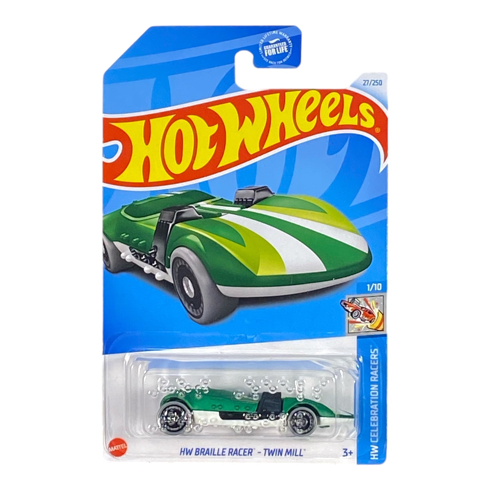 Hot Wheels HW Braille Racer - Twin Mill - Celebration Racers Series 1/10