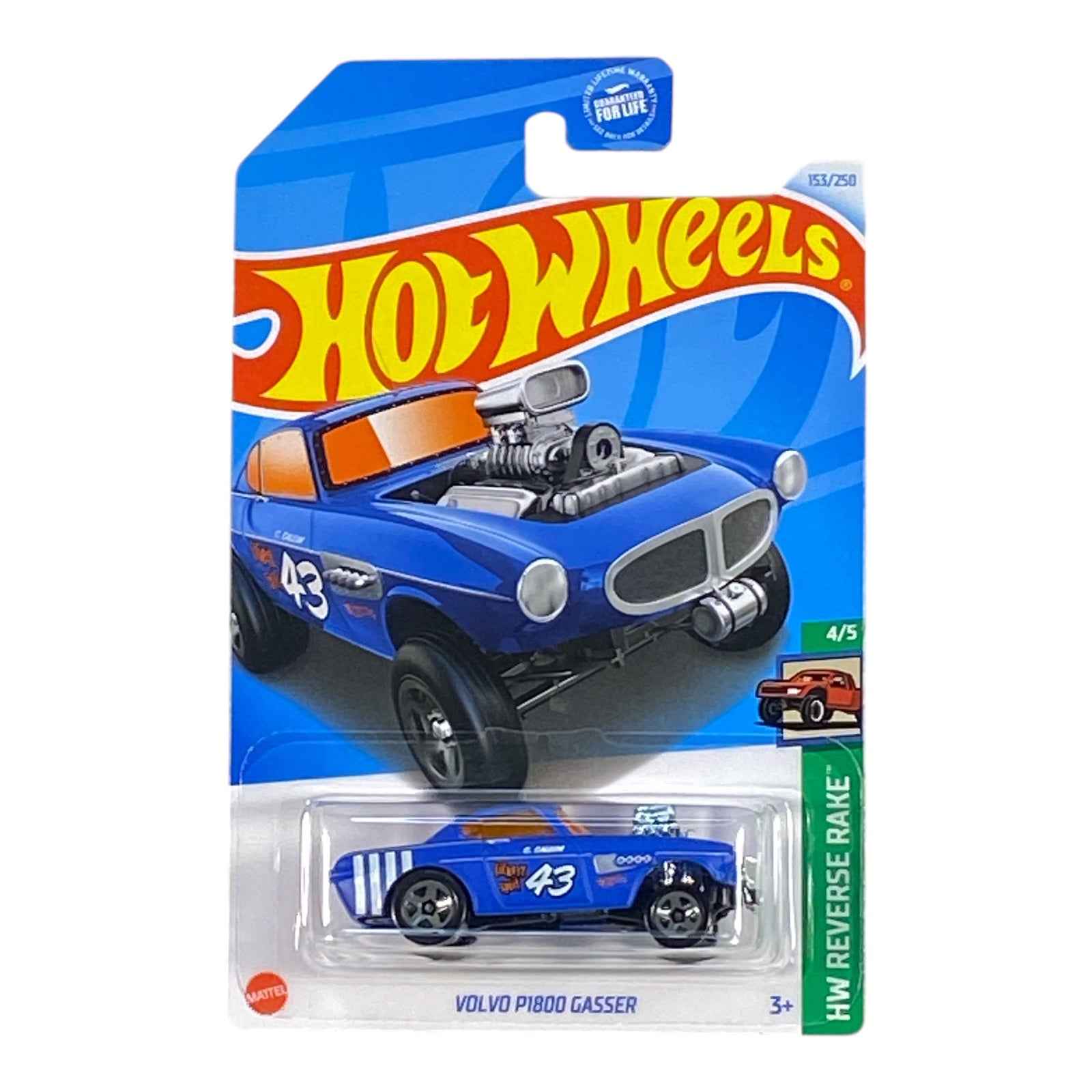 Hot Wheels Volvo P1800 Gasser - Reverse Rake Series 4/5 Main image