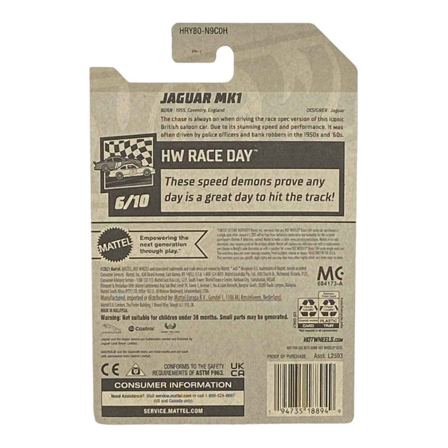Hot Wheels Jaguar MK1 - Race Day Series 6/10 Main Image