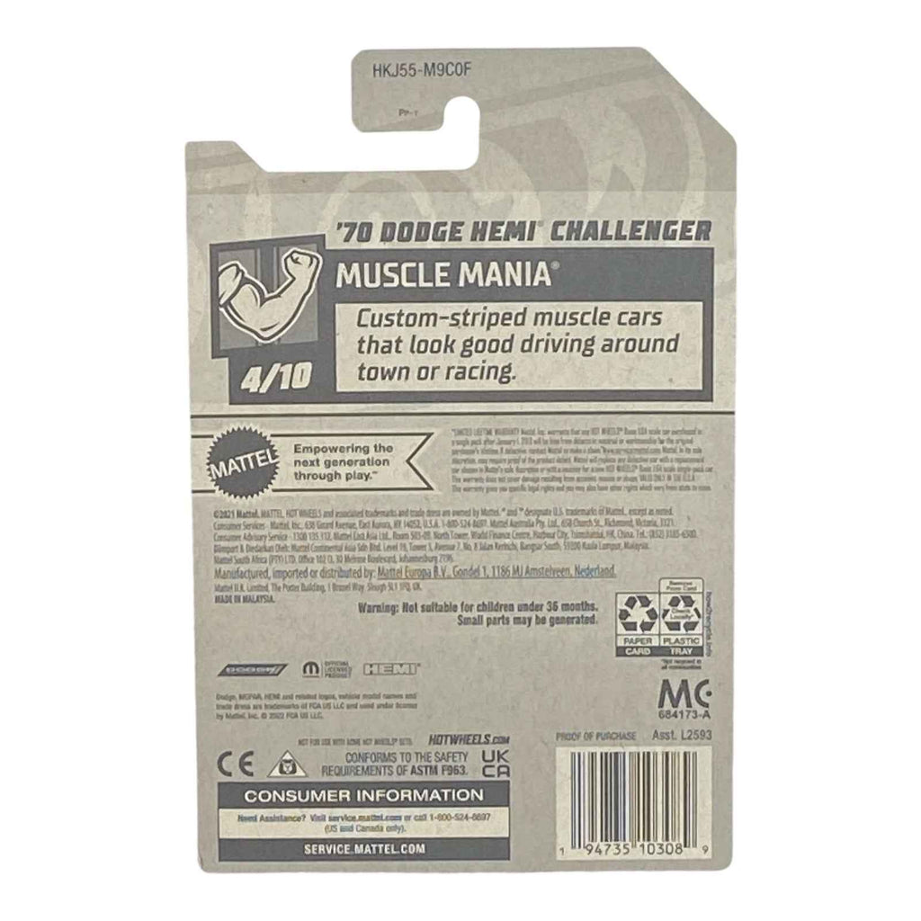 Hot Wheels '70 Dodge Hemi Challenger - Muscle Mania 4/10 -