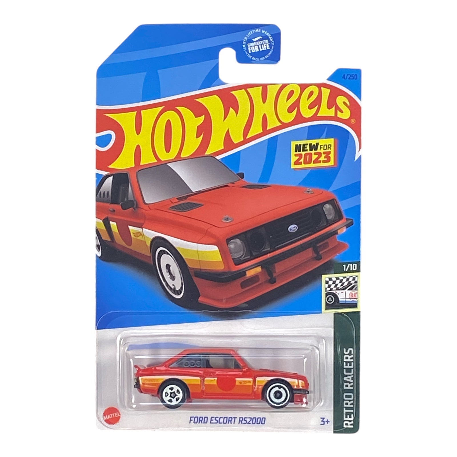 Hot Wheels Ford Escort RS2000 - Retro Racers Series 1/10