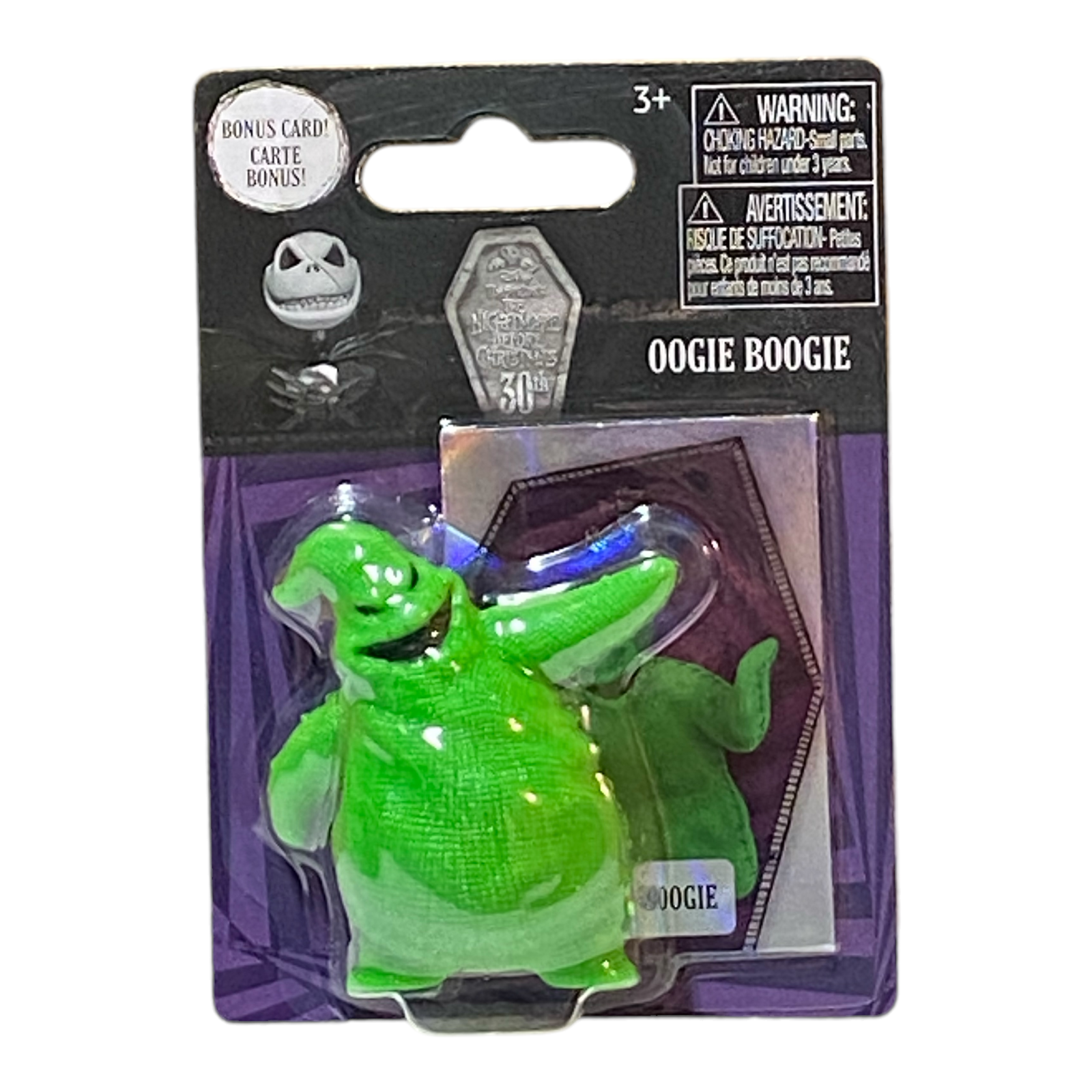 Oogie Boogie Micro Figure with Bonus Card - Nightmare Before Christmas