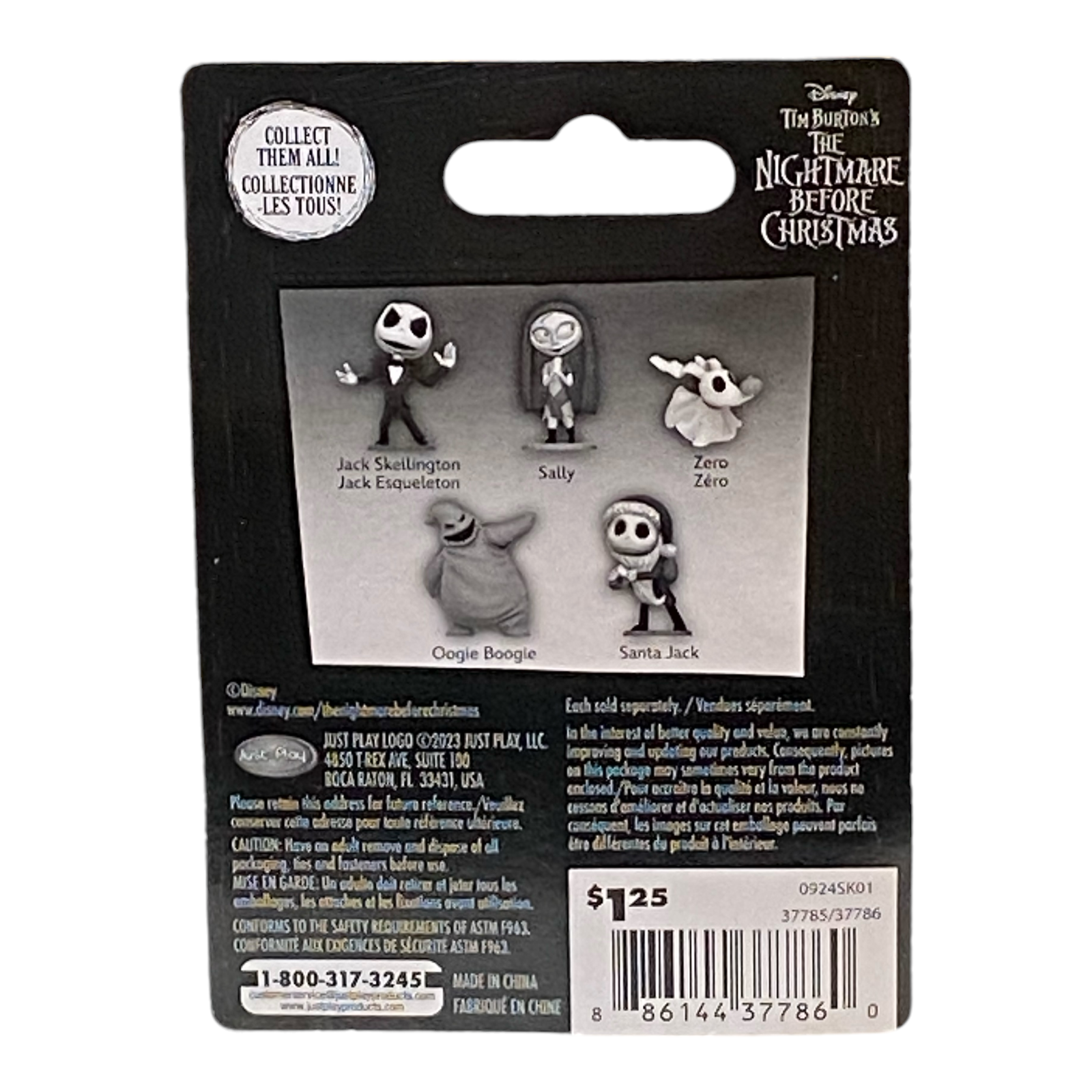 Jack Skellington Micro Figure with Bonus Card - Nightmare Before Christmas