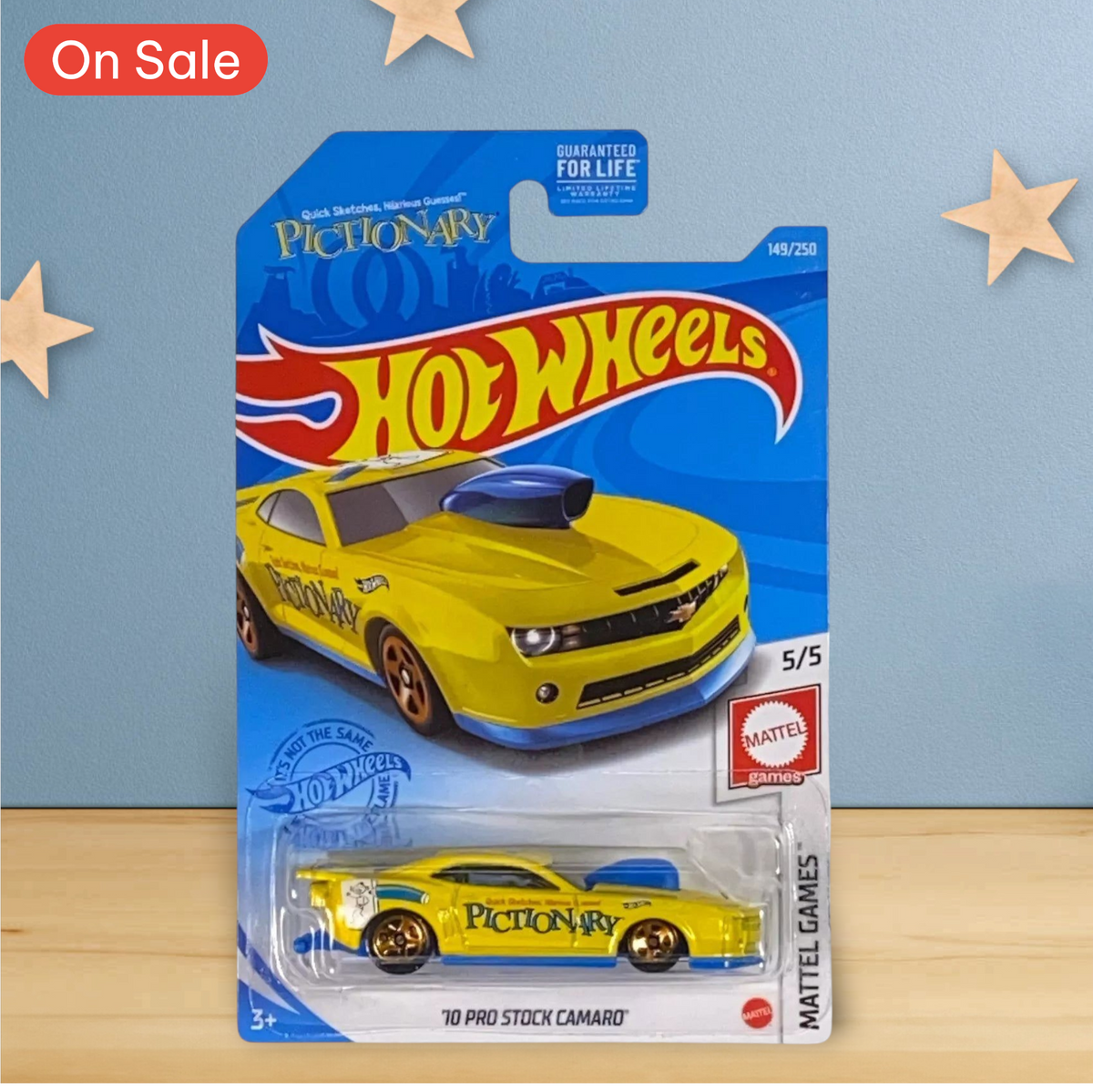Hot Wheels '10 Pro Stock Camaro - Pictionary - Mattel Games Series 5/5