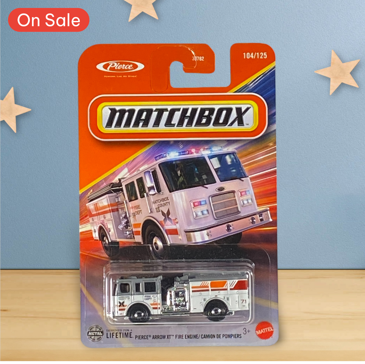 Matchbox Pierce Arrow XT Fire Engine / Camion De Pompiers - 104/125