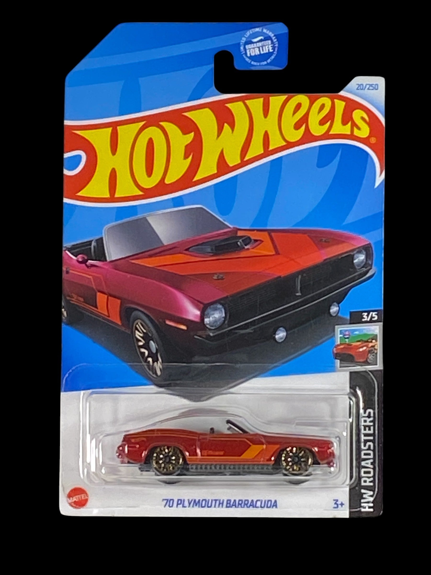 Hot Wheels '70 Plymouth Barracuda - Roadsters Series 3/5